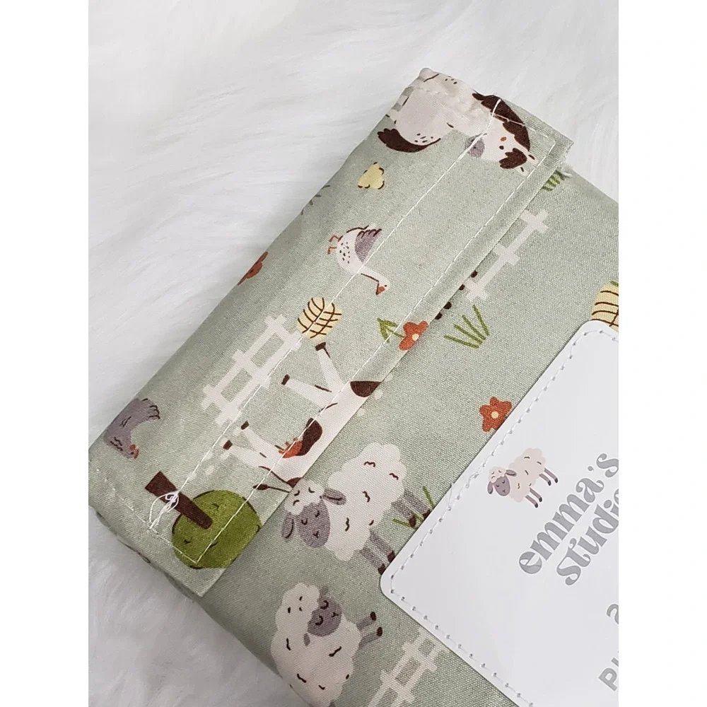 NEW SET 2 PILLOWCASES BEDDING standard farm barn animals sheep chicken cow Horse